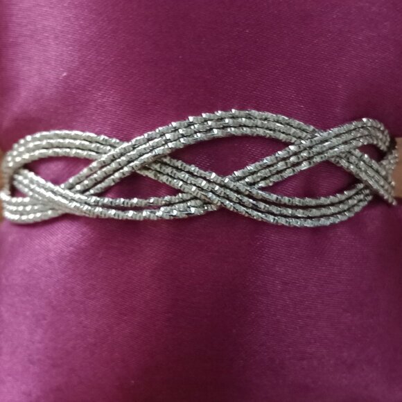 Braided Cuff Bracelet - Picture 1 of 6